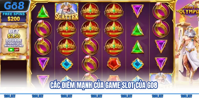 Các điểm mạnh của game Slot của Go8